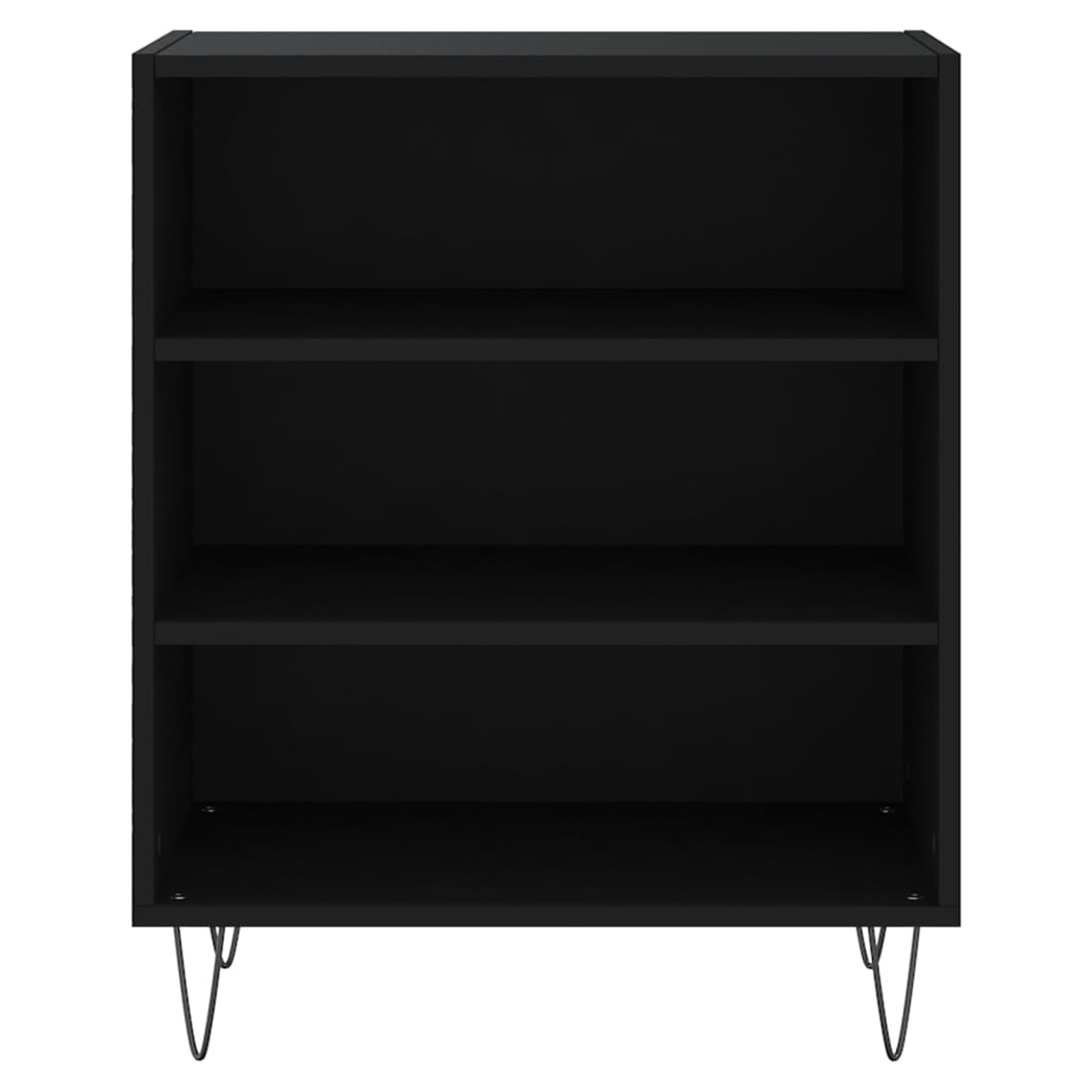 vidaXL Sideboard Black 57x35x70 cm Engineered Wood