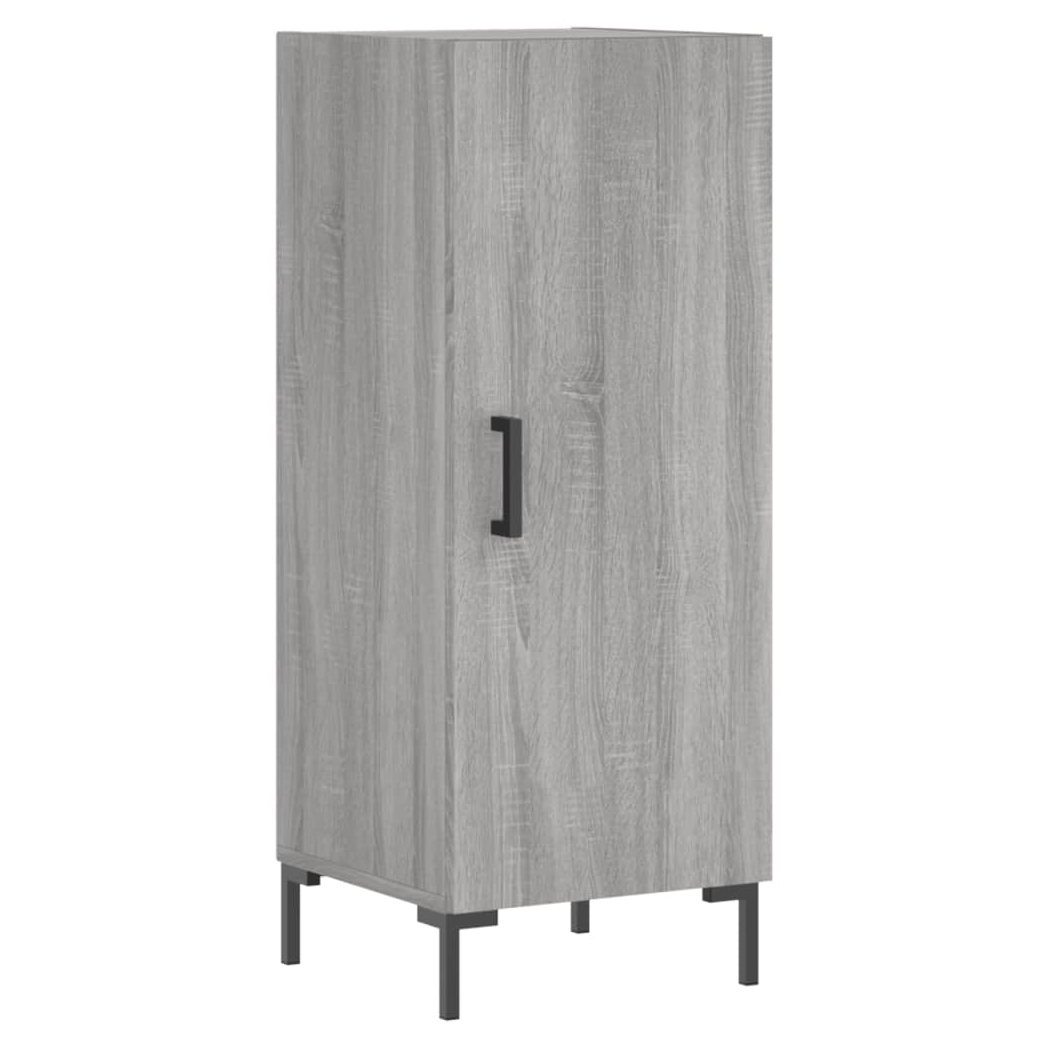 vidaXL Sideboard Grey Sonoma 34.5x34x90 cm Engineered Wood