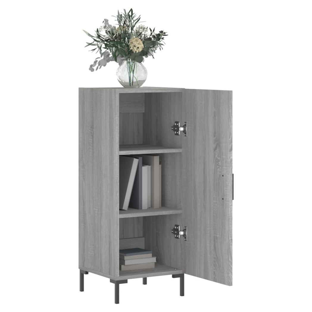 vidaXL Sideboard Grey Sonoma 34.5x34x90 cm Engineered Wood