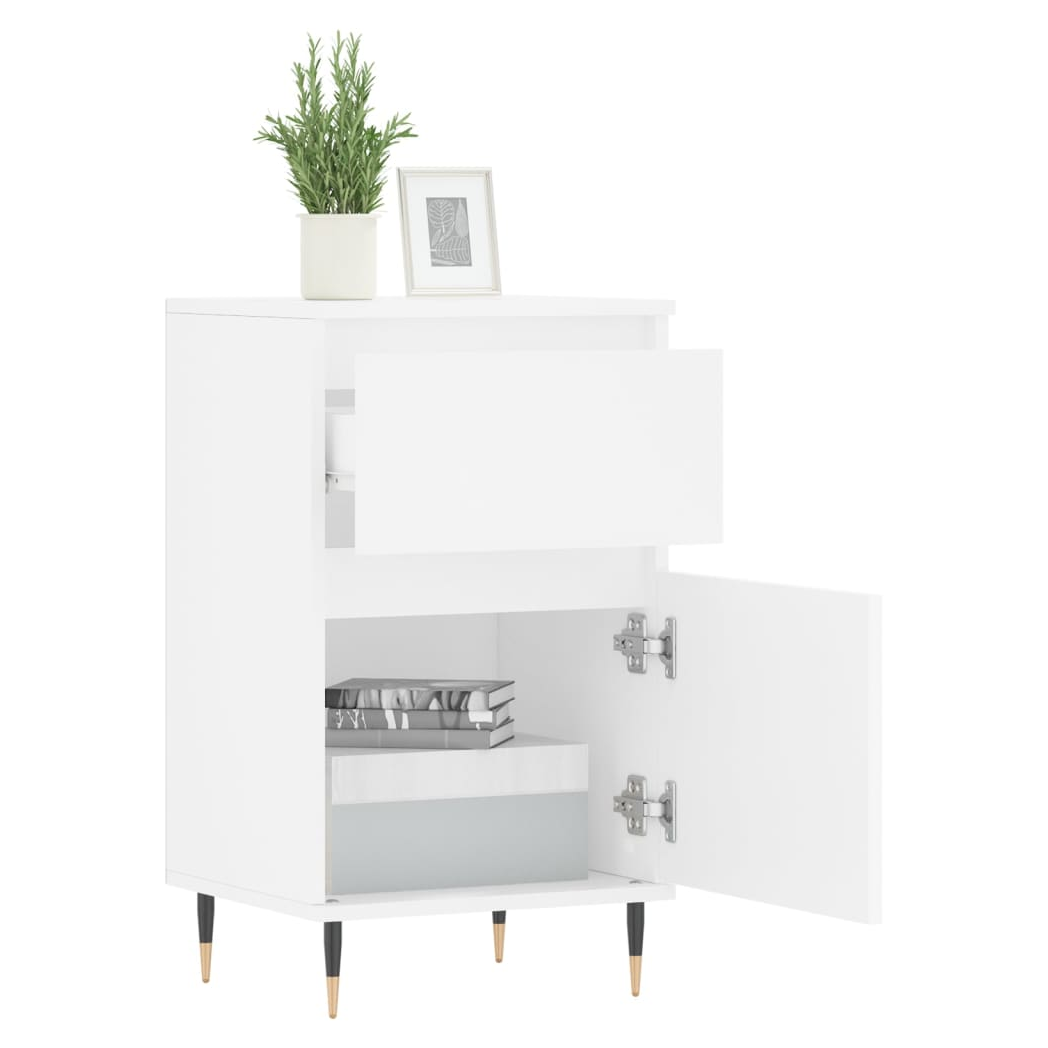 vidaXL Sideboard White 40x35x70 cm Engineered Wood