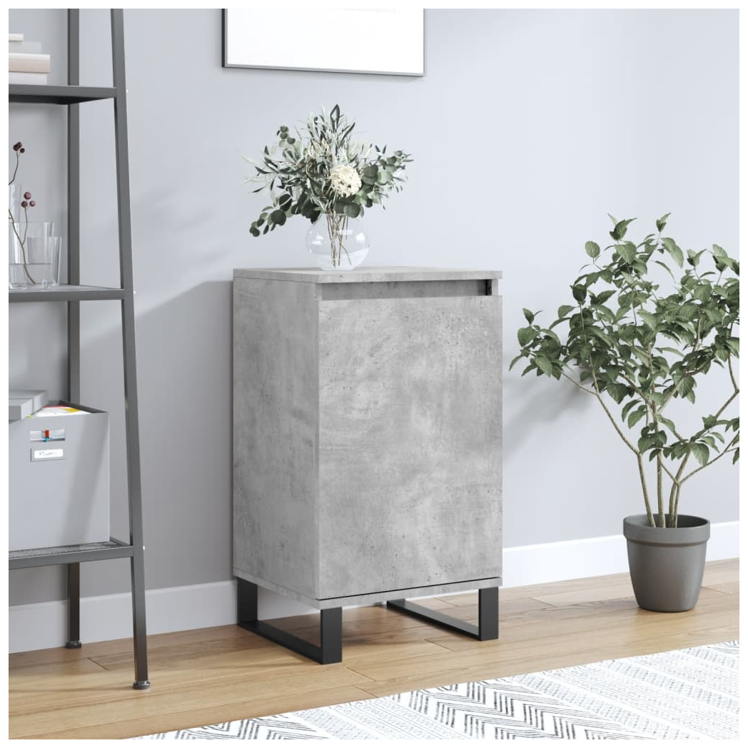 vidaXL Sideboard Concrete Grey 40x35x70 cm Engineered Wood