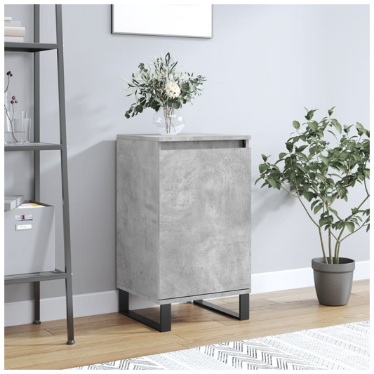 vidaXL Sideboard Concrete Grey 40x35x70 cm Engineered Wood