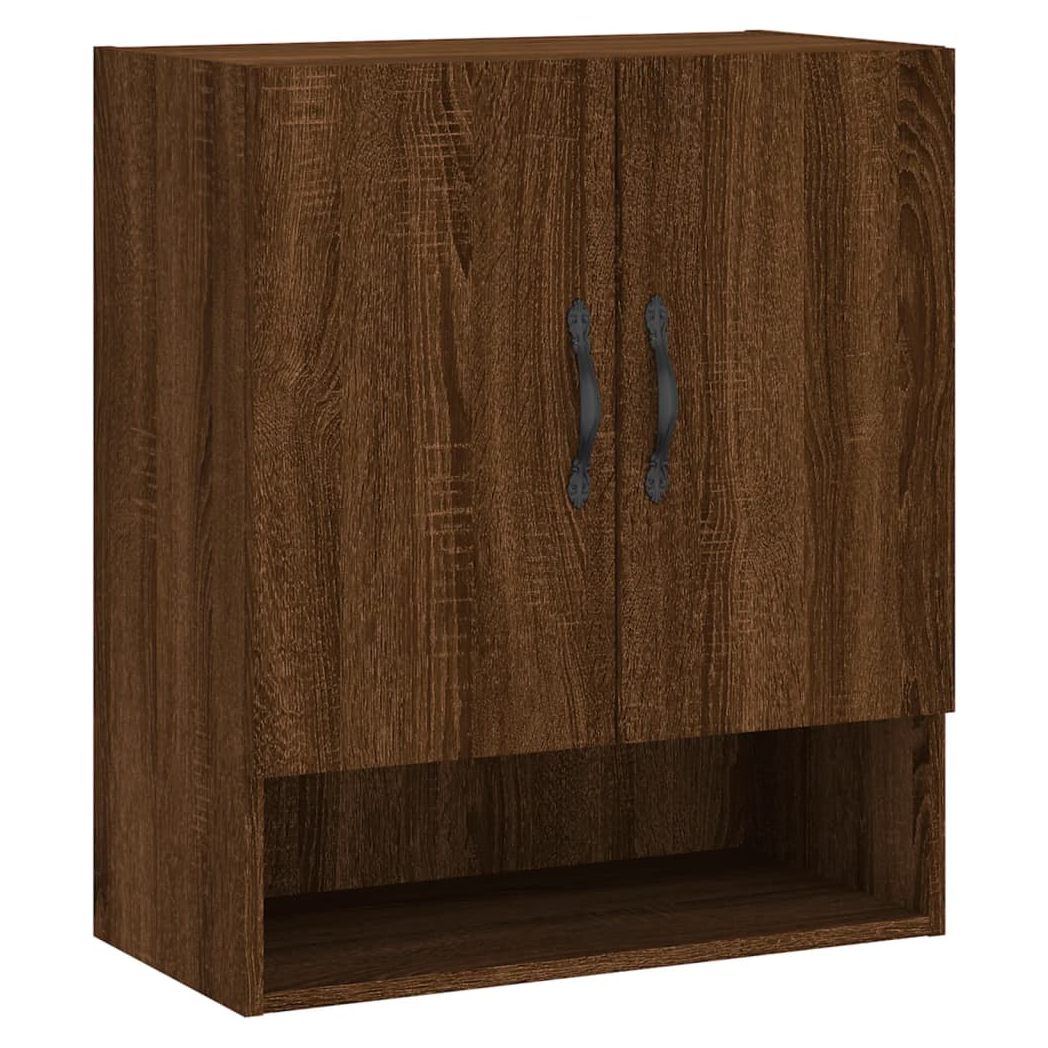 vidaXL Wall Cabinet Brown Oak 60x31x70 cm Engineered Wood