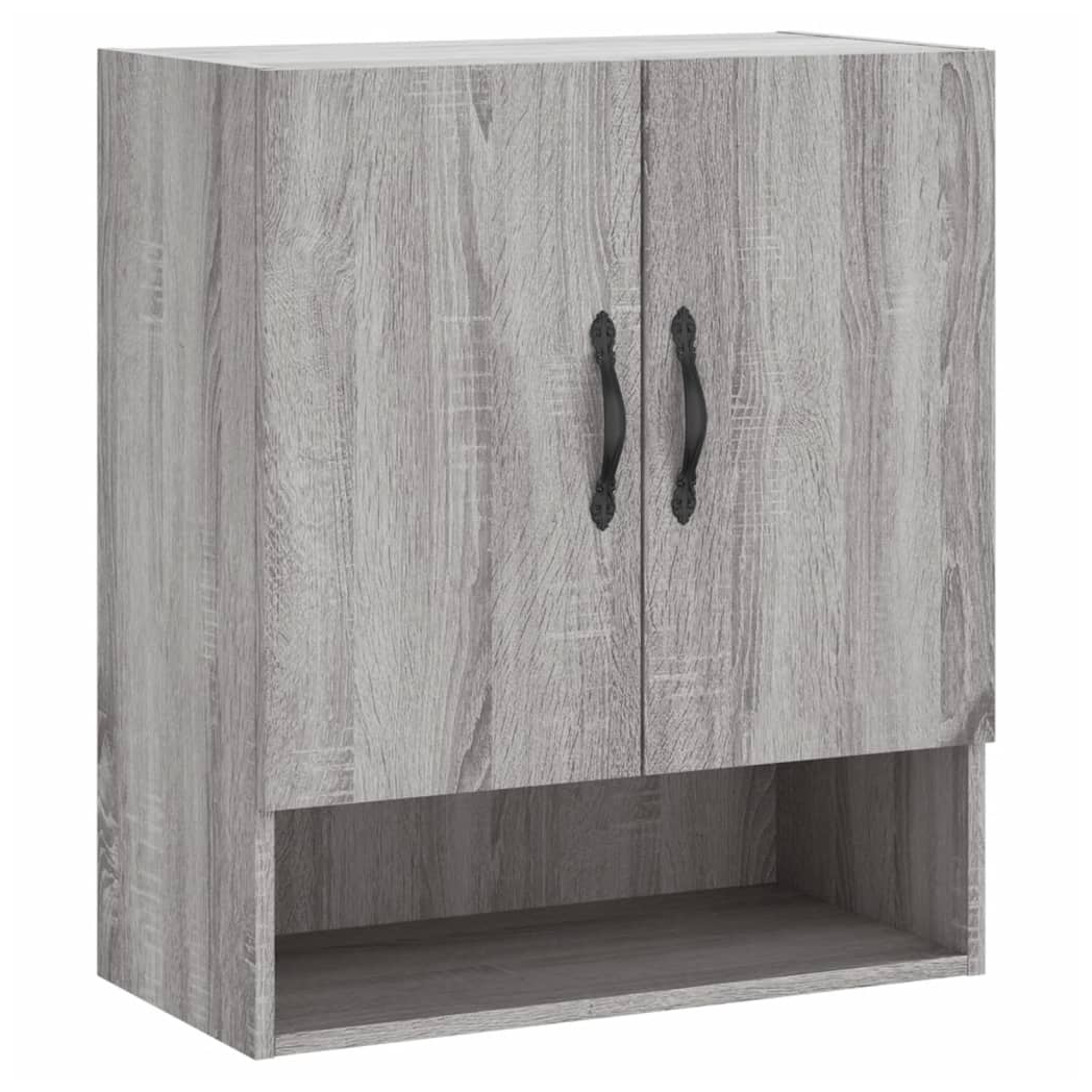 vidaXL Wall Cabinet Grey Sonoma 60x31x70 cm Engineered Wood