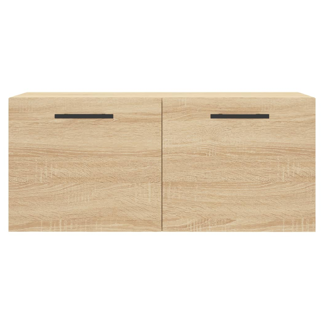 vidaXL Wall Cabinet Sonoma Oak 80x36.5x35 cm Engineered Wood