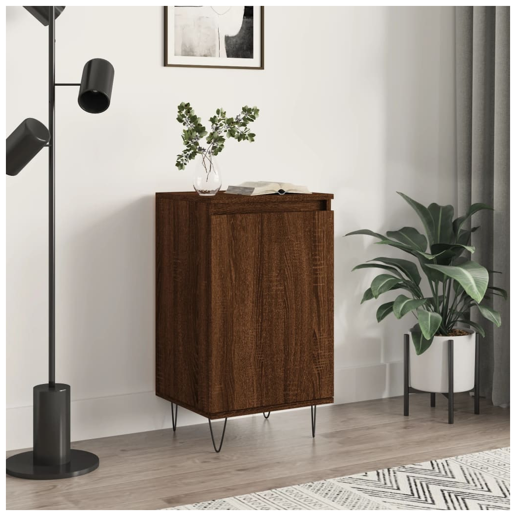 vidaXL Sideboard Brown Oak 40x35x70 cm Engineered Wood