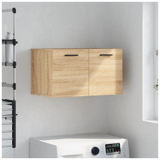 vidaXL Wall Cabinet Sonoma Oak 60x36.5x35 cm Engineered Wood