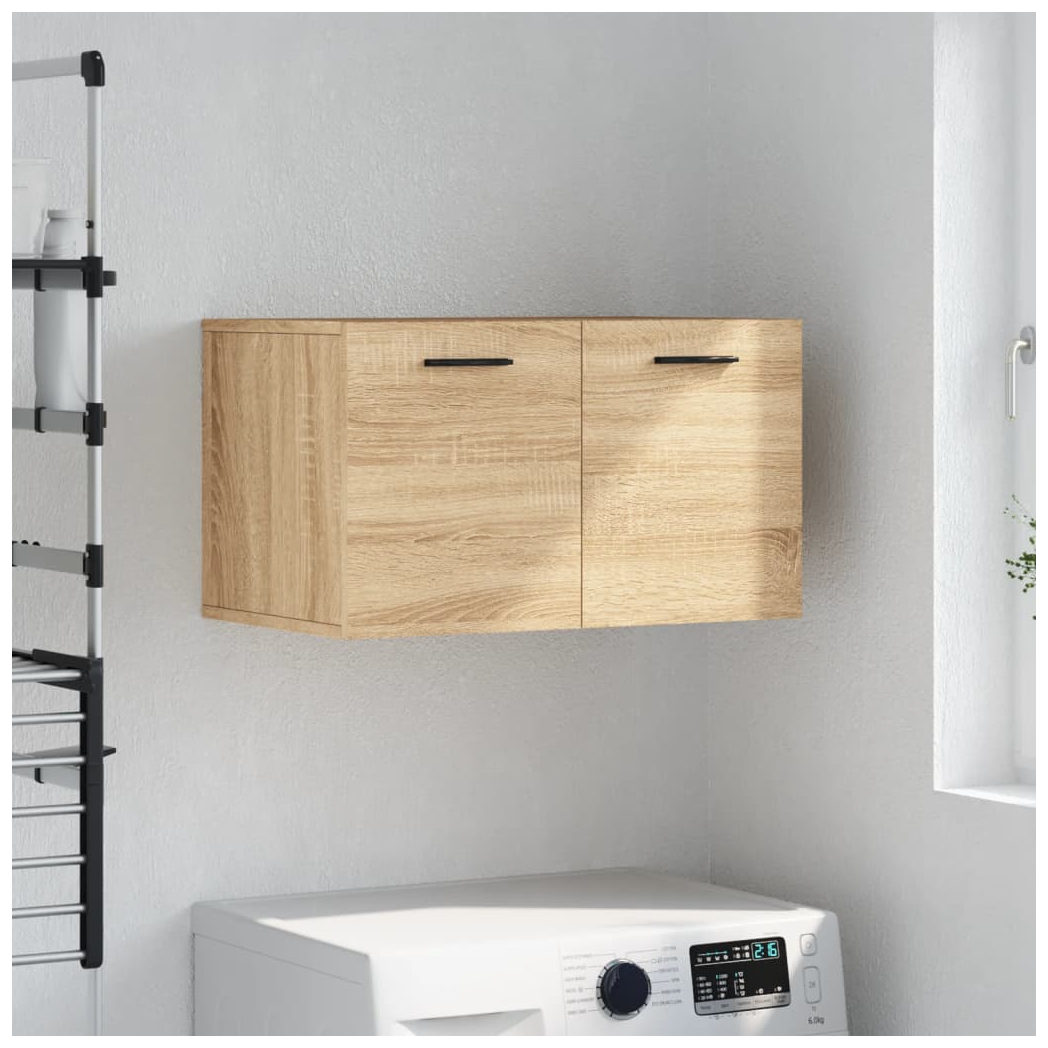 vidaXL Wall Cabinet Sonoma Oak 60x36.5x35 cm Engineered Wood