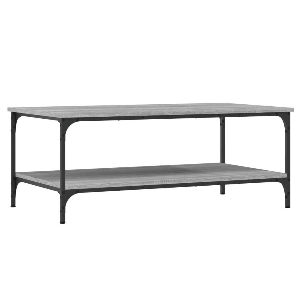 vidaXL Coffee Table Grey Sonoma 100x55x40 cm Engineered Wood