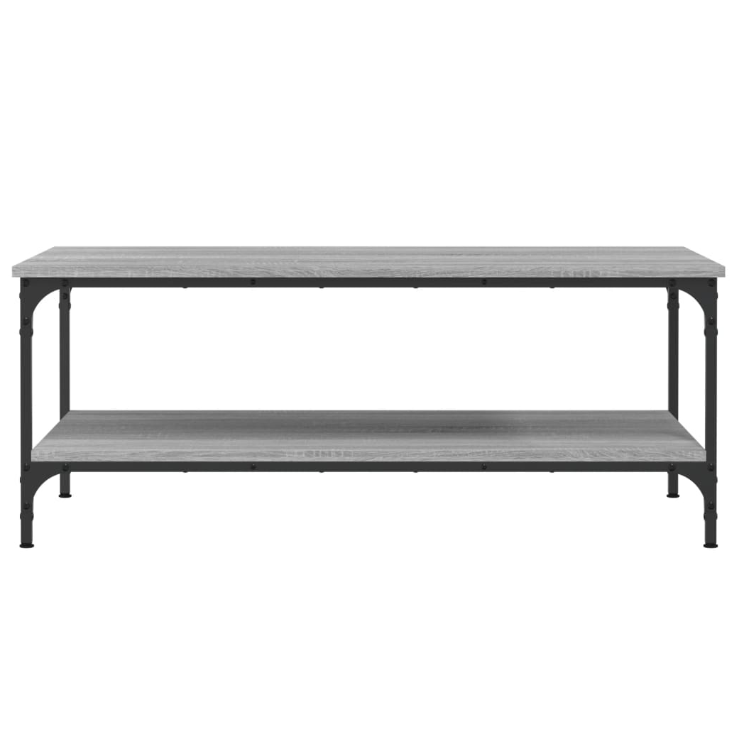 vidaXL Coffee Table Grey Sonoma 100x55x40 cm Engineered Wood