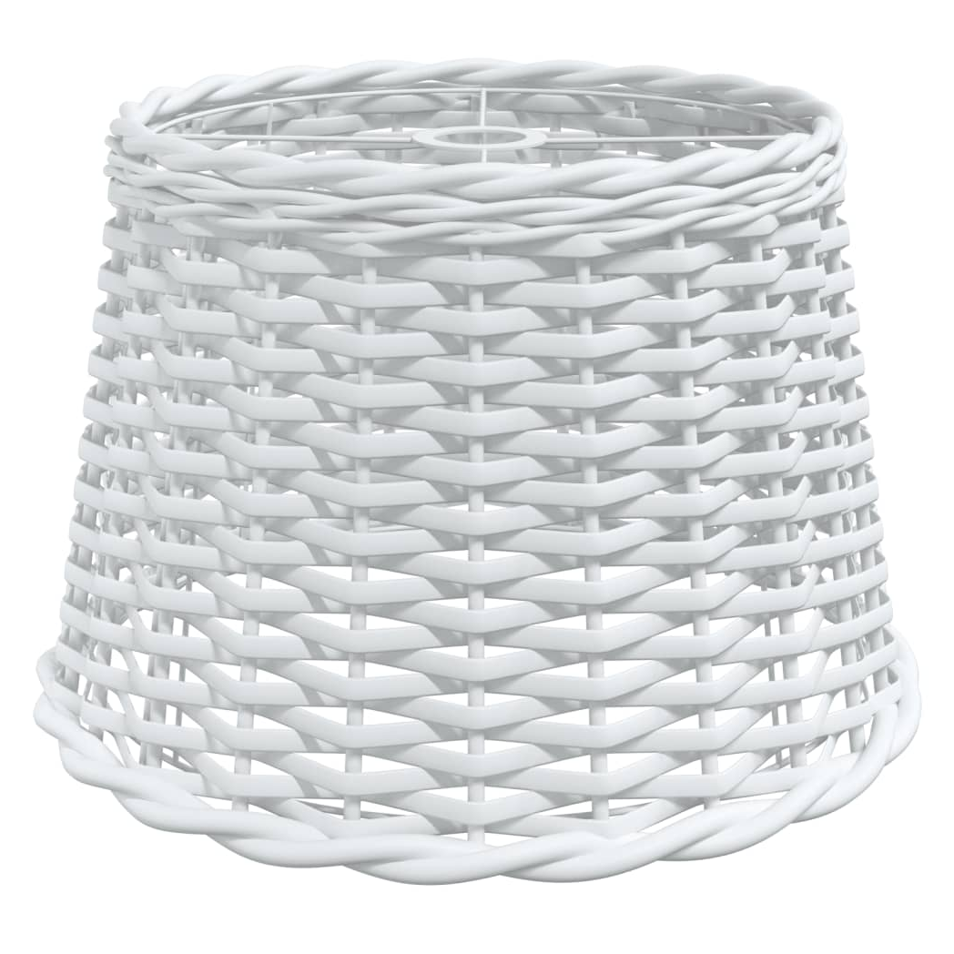 vidaXL Ceiling Lamp Shade White 40x26 cm Wicker