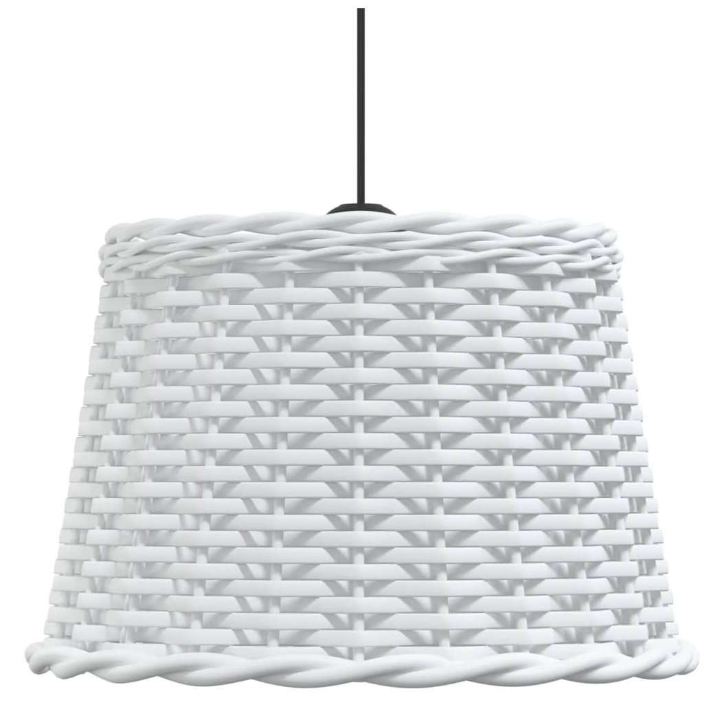 vidaXL Ceiling Lamp Shade White 40x26 cm Wicker