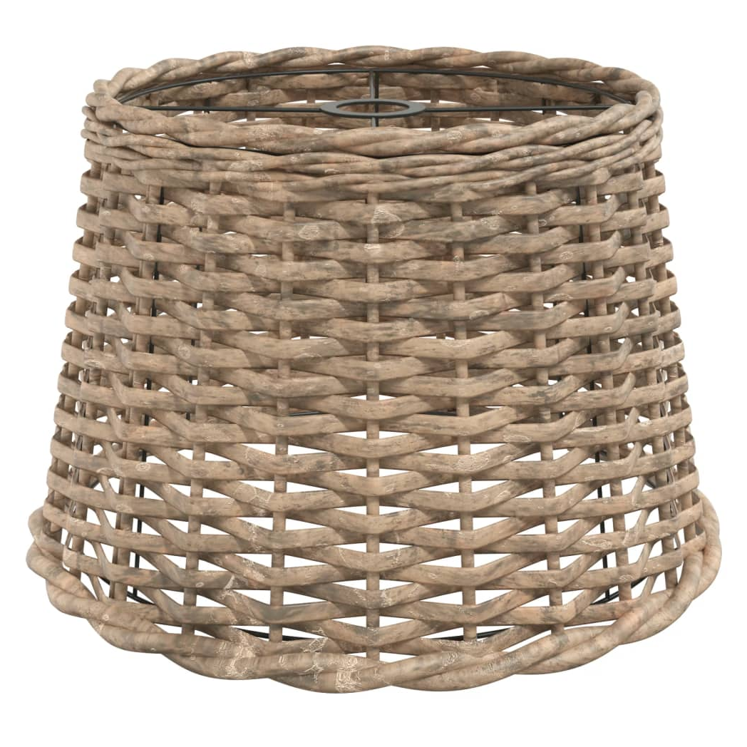 vidaXL Ceiling Lamp Shade Brown 40x26 cm Wicker