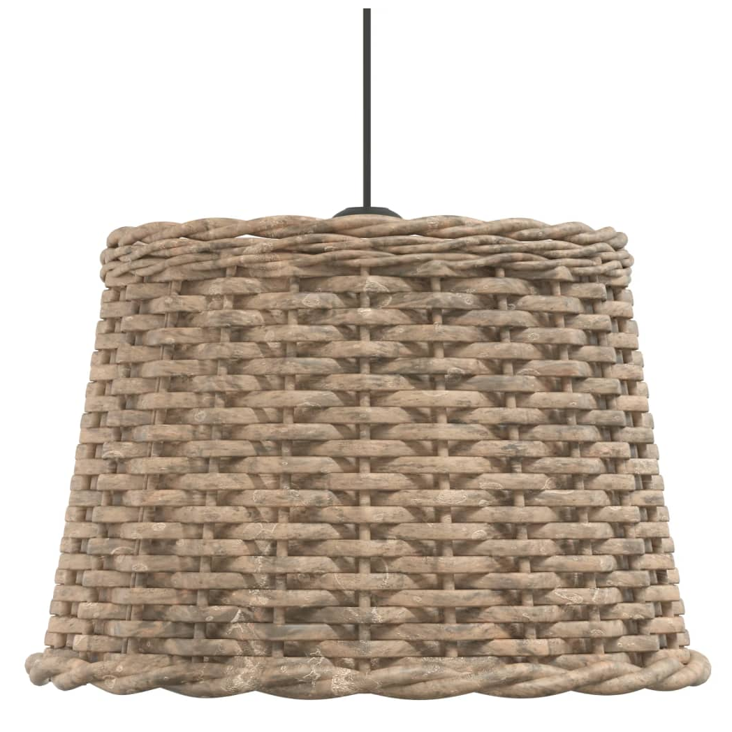 vidaXL Ceiling Lamp Shade Brown 40x26 cm Wicker