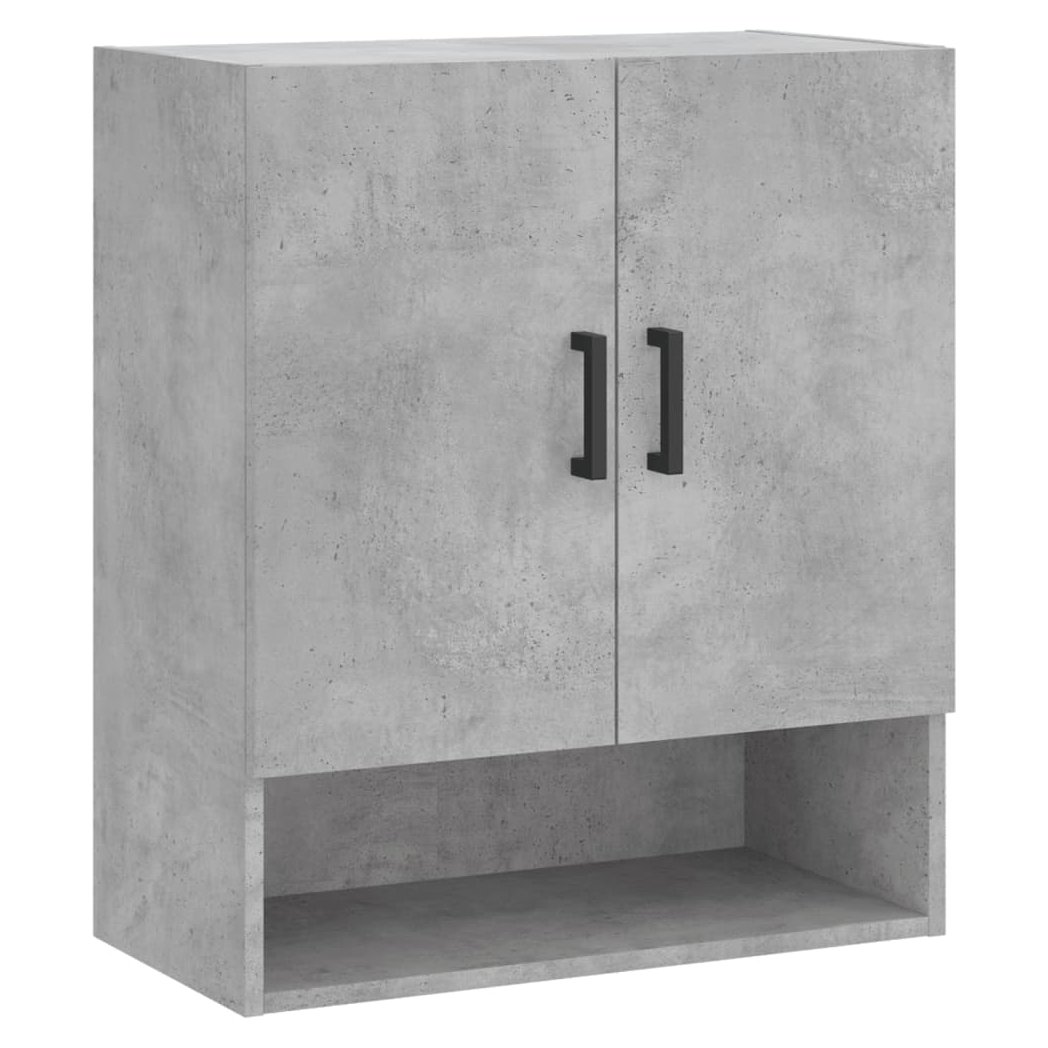 vidaXL Wall Cabinet Concrete Grey 60x31x70 cm Engineered Wood