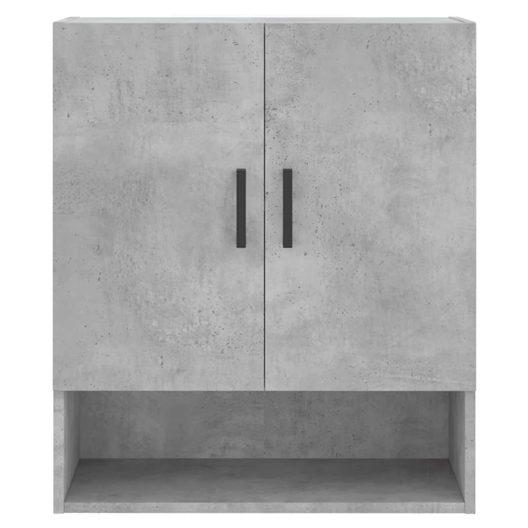 vidaXL Wall Cabinet Concrete Grey 60x31x70 cm Engineered Wood