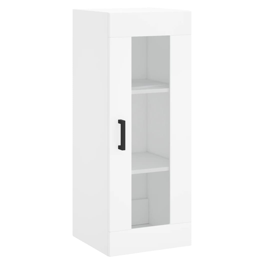 vidaXL Wall Mounted Cabinet White 34.5x34x90 cm