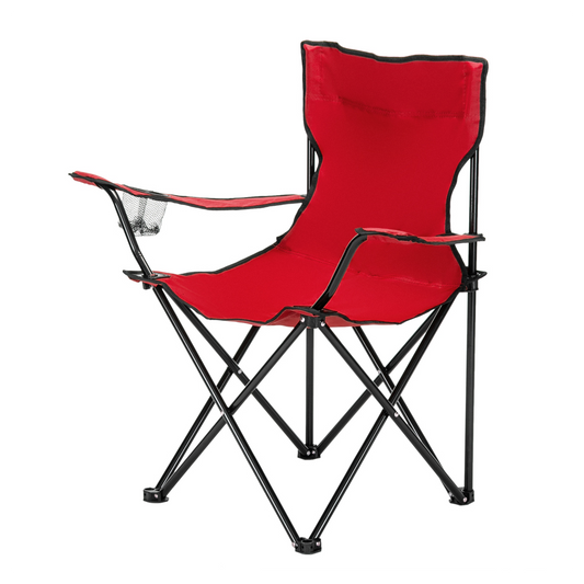 Small Camp Chair 80x50x50 Red