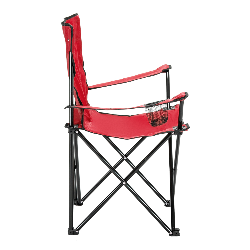 Small Camp Chair 80x50x50 Red