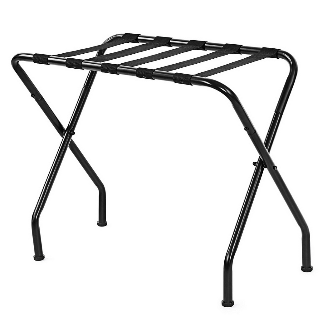 680*400*560MM Portable Metal Luggage Rack Black