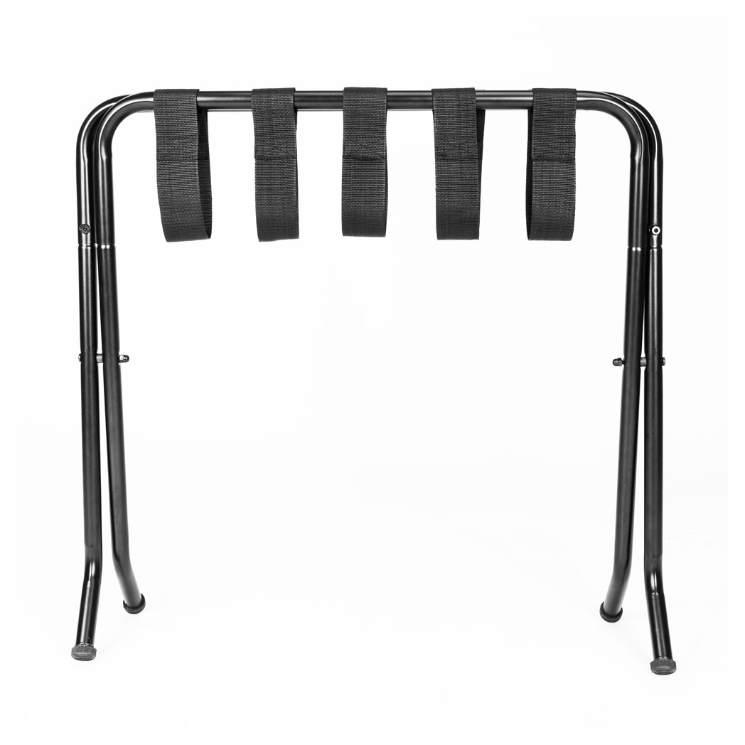 680*400*560MM Portable Metal Luggage Rack Black