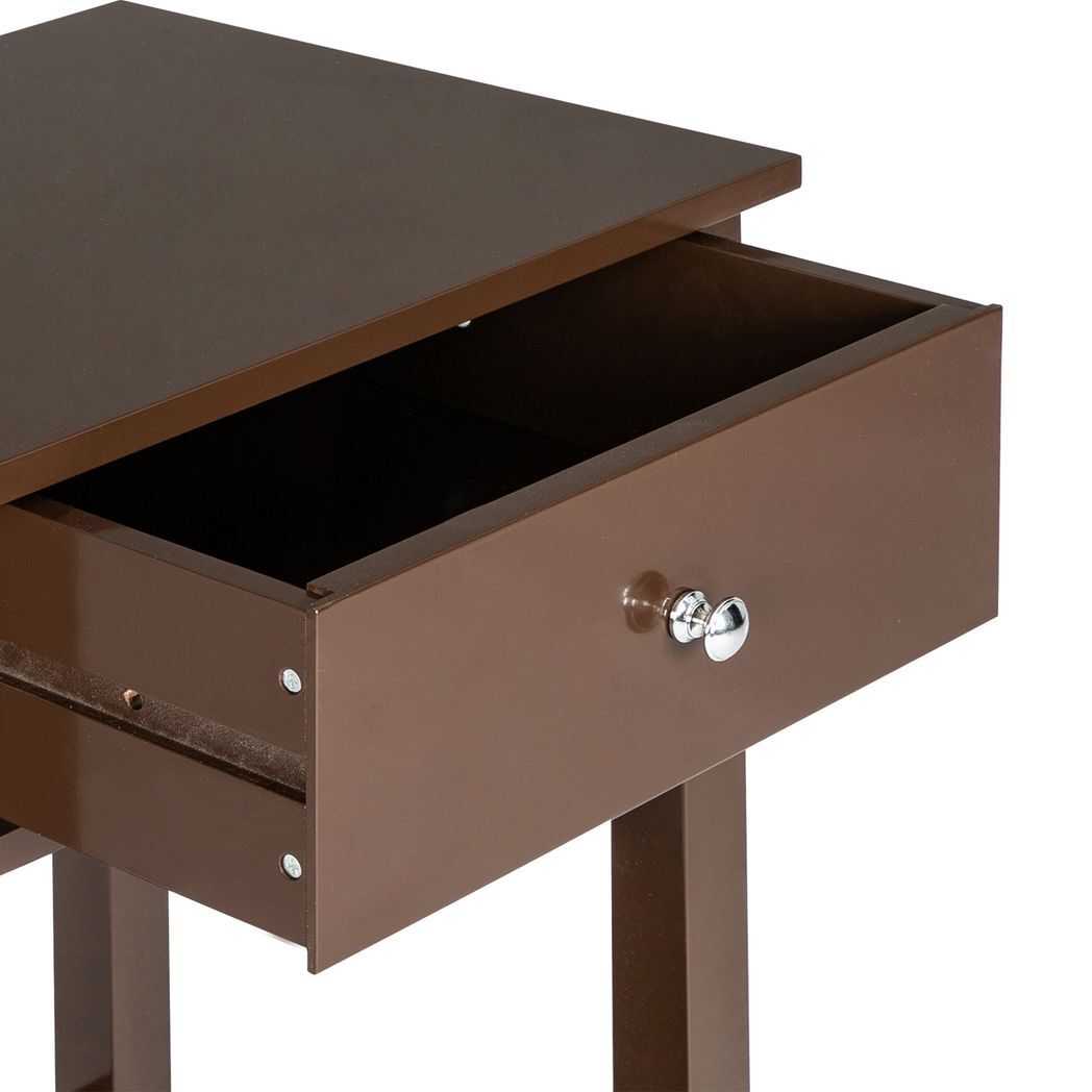 Two-layer Bedside Table Coffee Table with Drawer Coffee