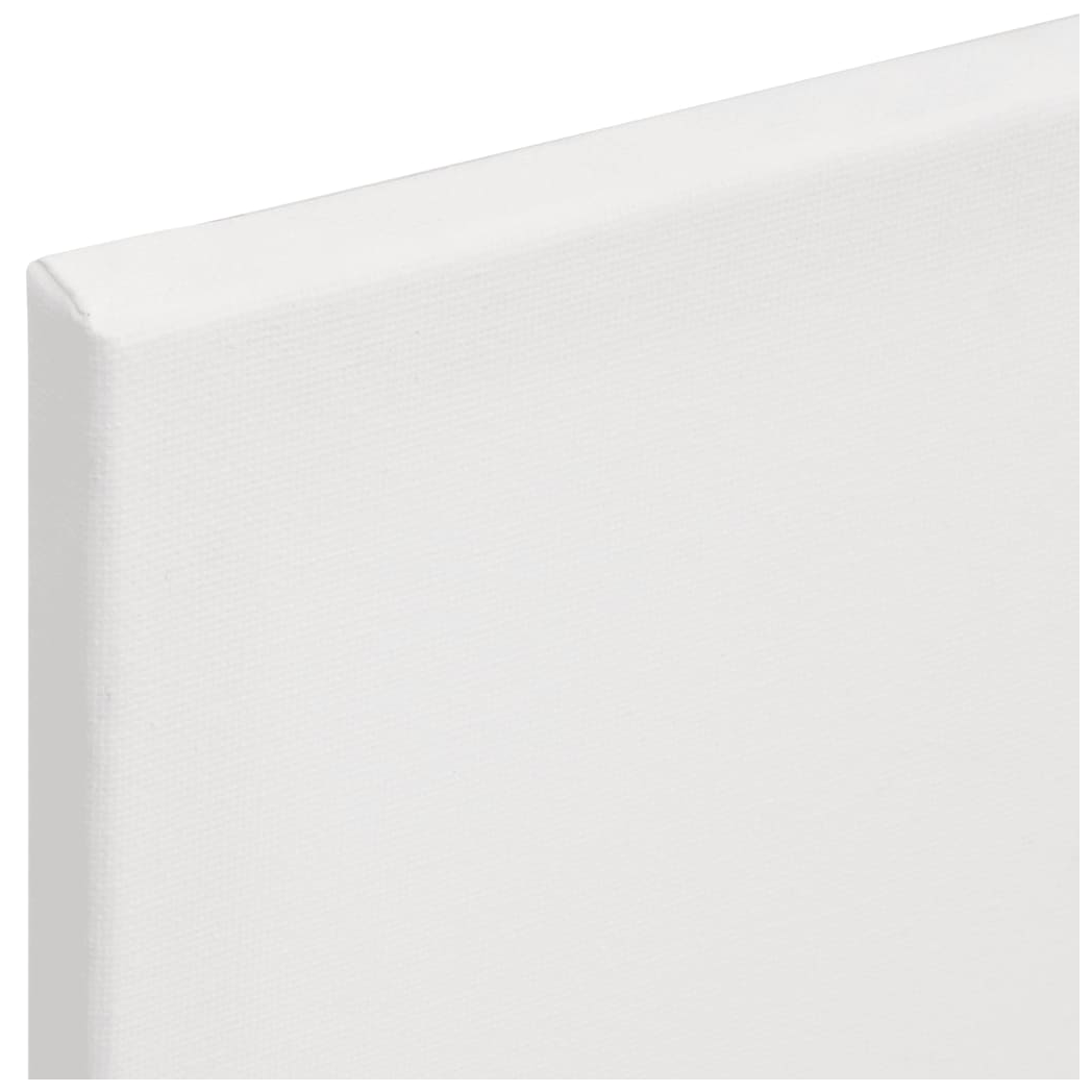 vidaXL Stretched Canvases 12 pcs White Fabric and Solid Wood Pine