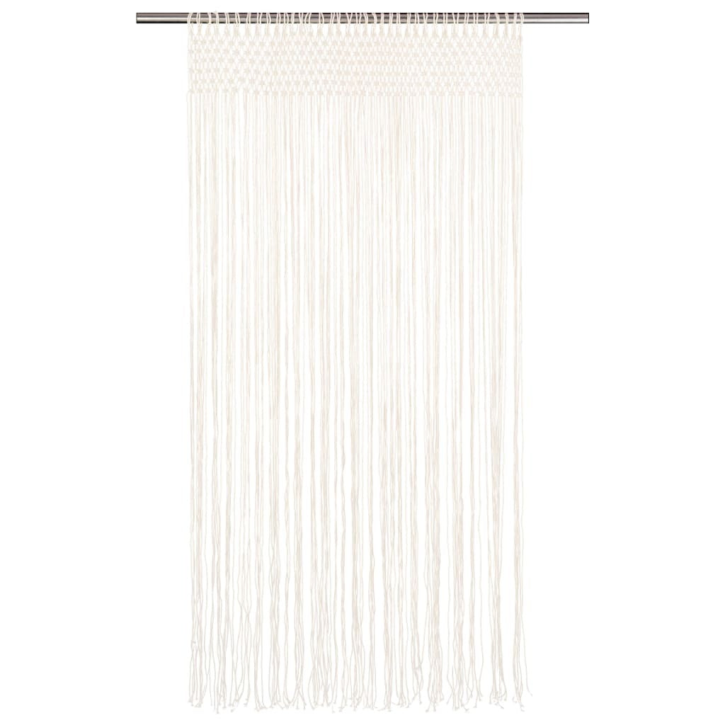 vidaXL Macrame Curtain 140x240 cm Cotton