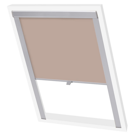 vidaXL Blackout Roller Blind Beige FK06