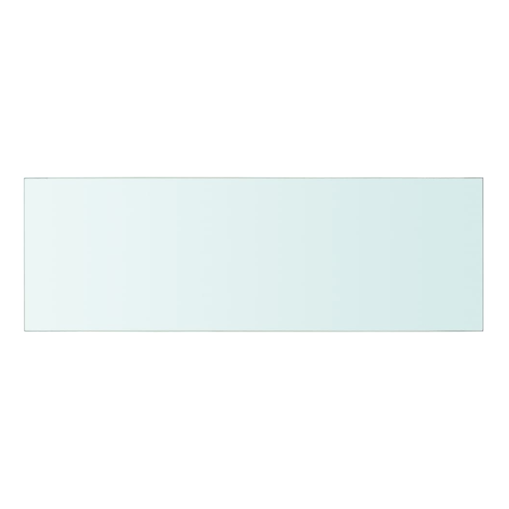 vidaXL Shelves 2 pcs Panel Glass Clear 60x20 cm