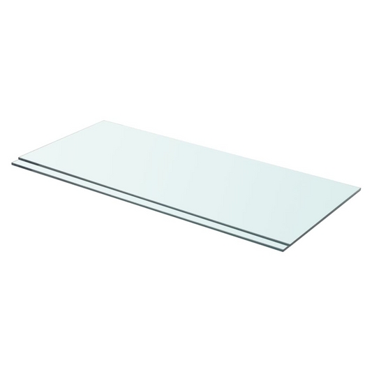 vidaXL Shelves 2 pcs Panel Glass Clear 70x30 cm