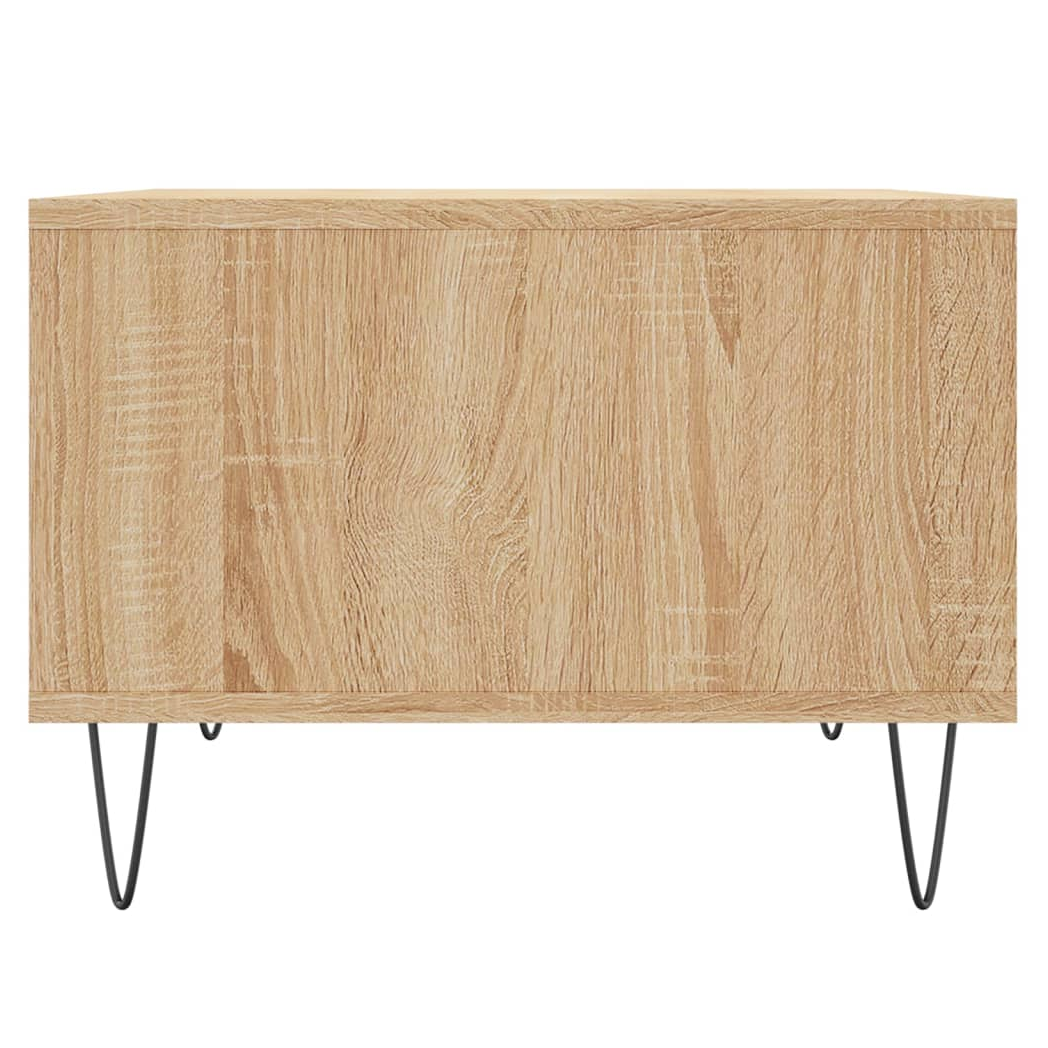 vidaXL Coffee Table Sonoma Oak 60x50x36.5 cm Engineered Wood