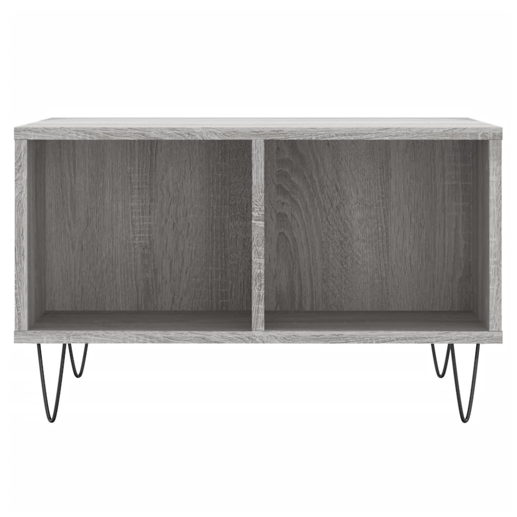 vidaXL Coffee Table Grey Sonoma 60x50x36.5 cm Engineered Wood