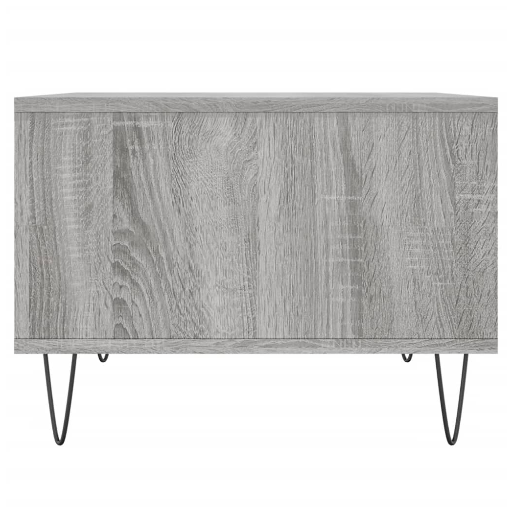 vidaXL Coffee Table Grey Sonoma 60x50x36.5 cm Engineered Wood