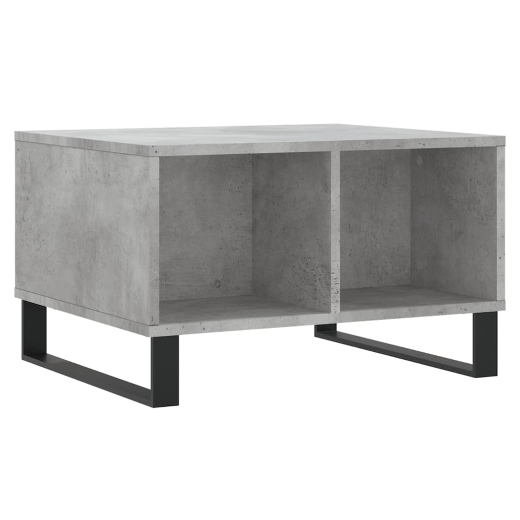 vidaXL Coffee Table Concrete Grey 60x50x36.5 cm Engineered Wood