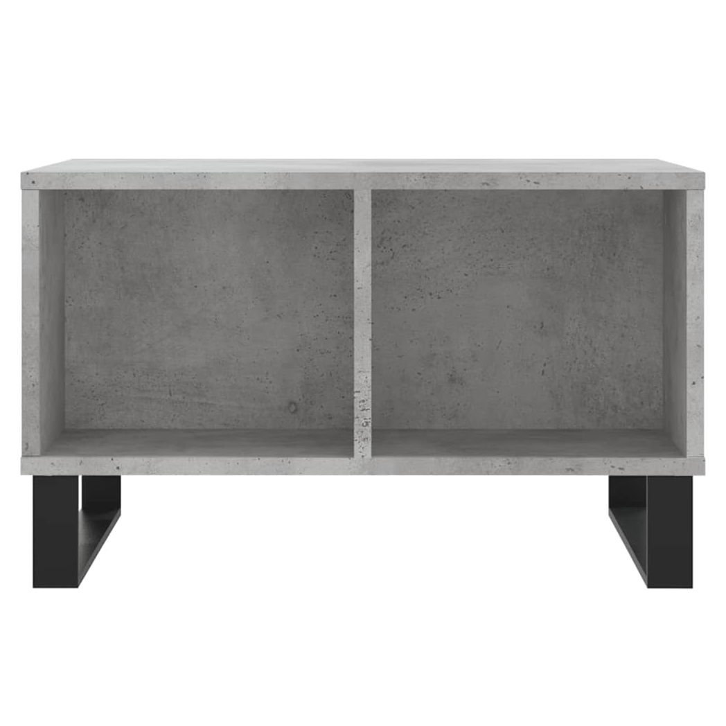 vidaXL Coffee Table Concrete Grey 60x50x36.5 cm Engineered Wood