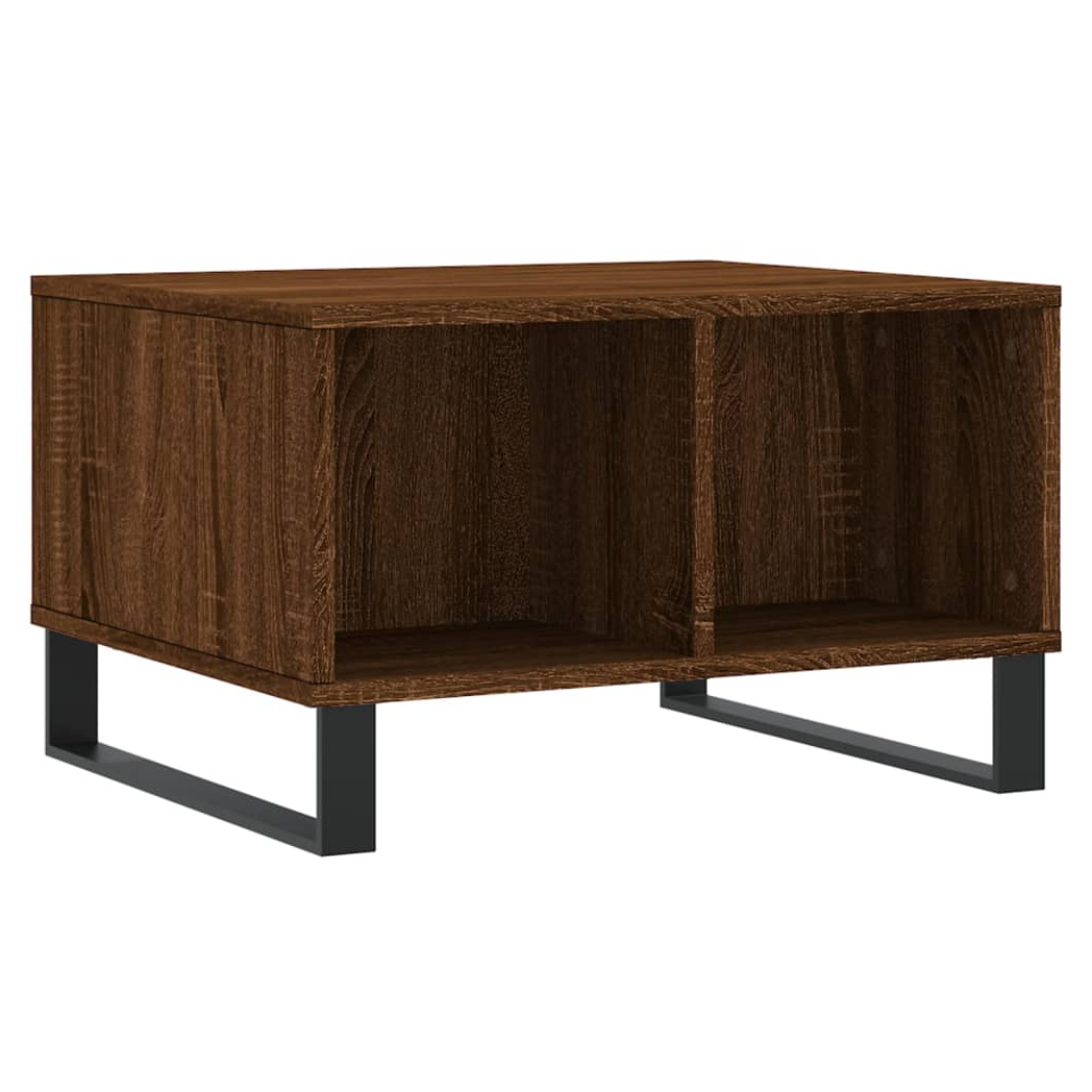 vidaXL Coffee Table Brown Oak 60x50x36.5 cm Engineered Wood