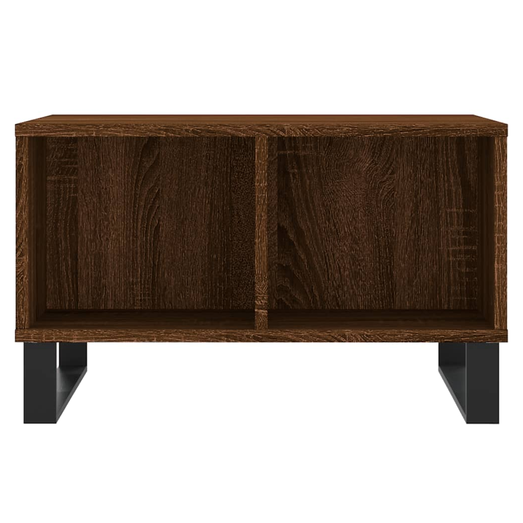 vidaXL Coffee Table Brown Oak 60x50x36.5 cm Engineered Wood