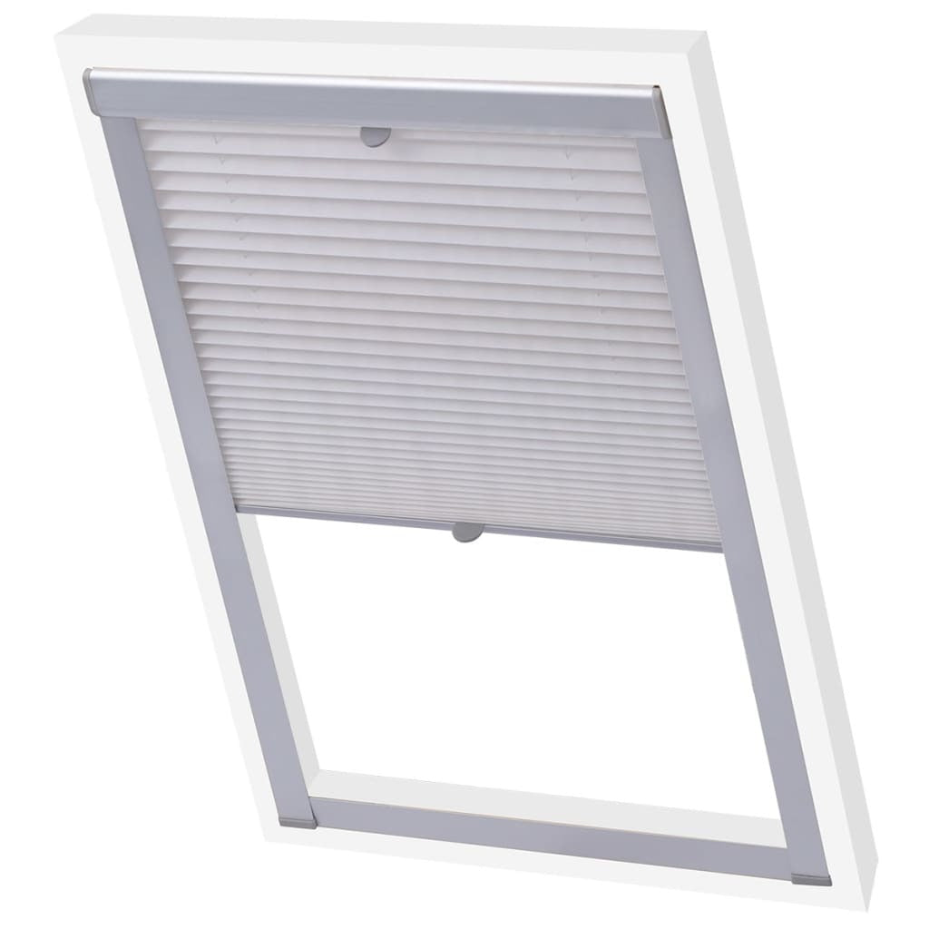 vidaXL Pleated Blind White PK06