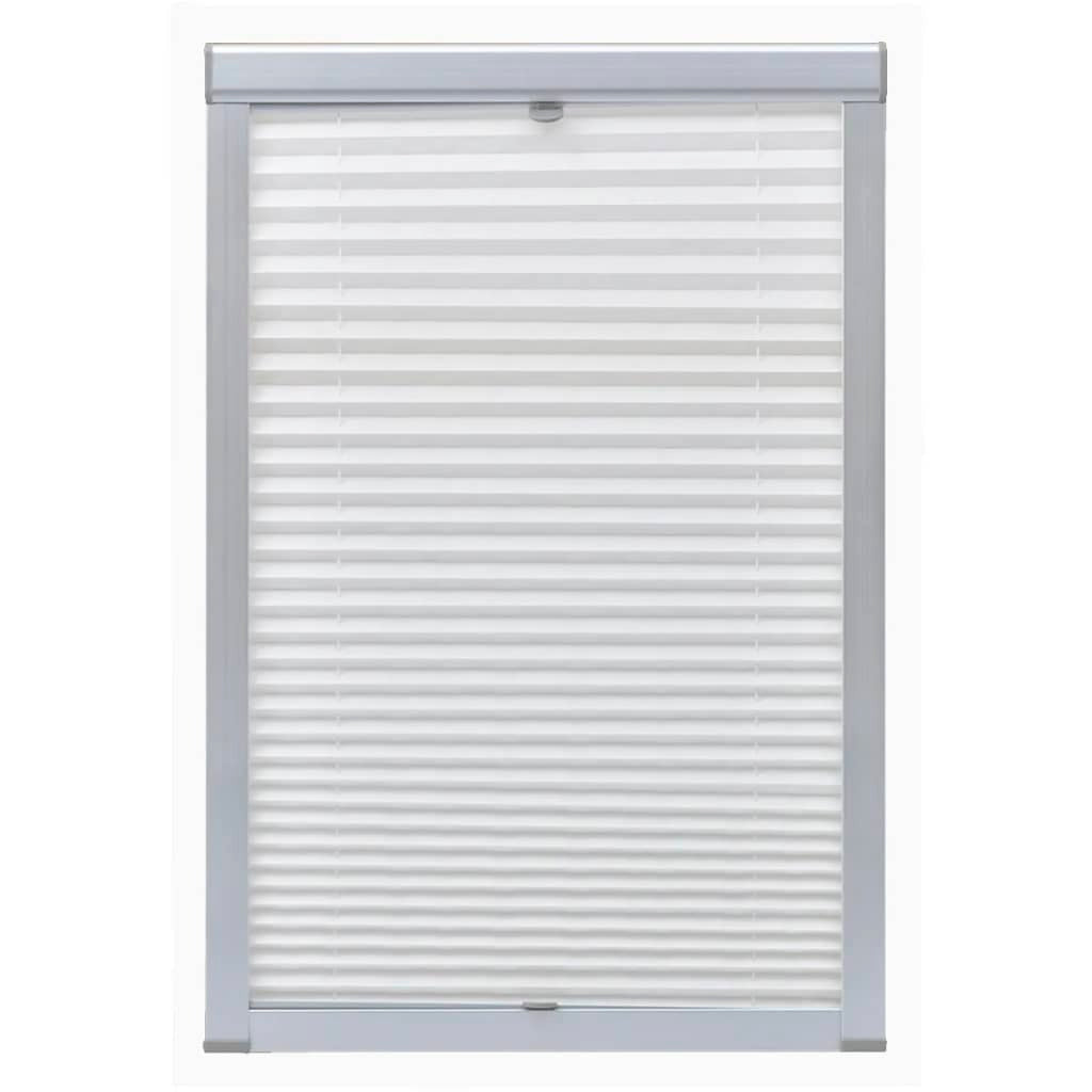 vidaXL Pleated Blind White PK06