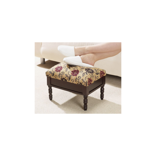 Storage Footstool - Floral design