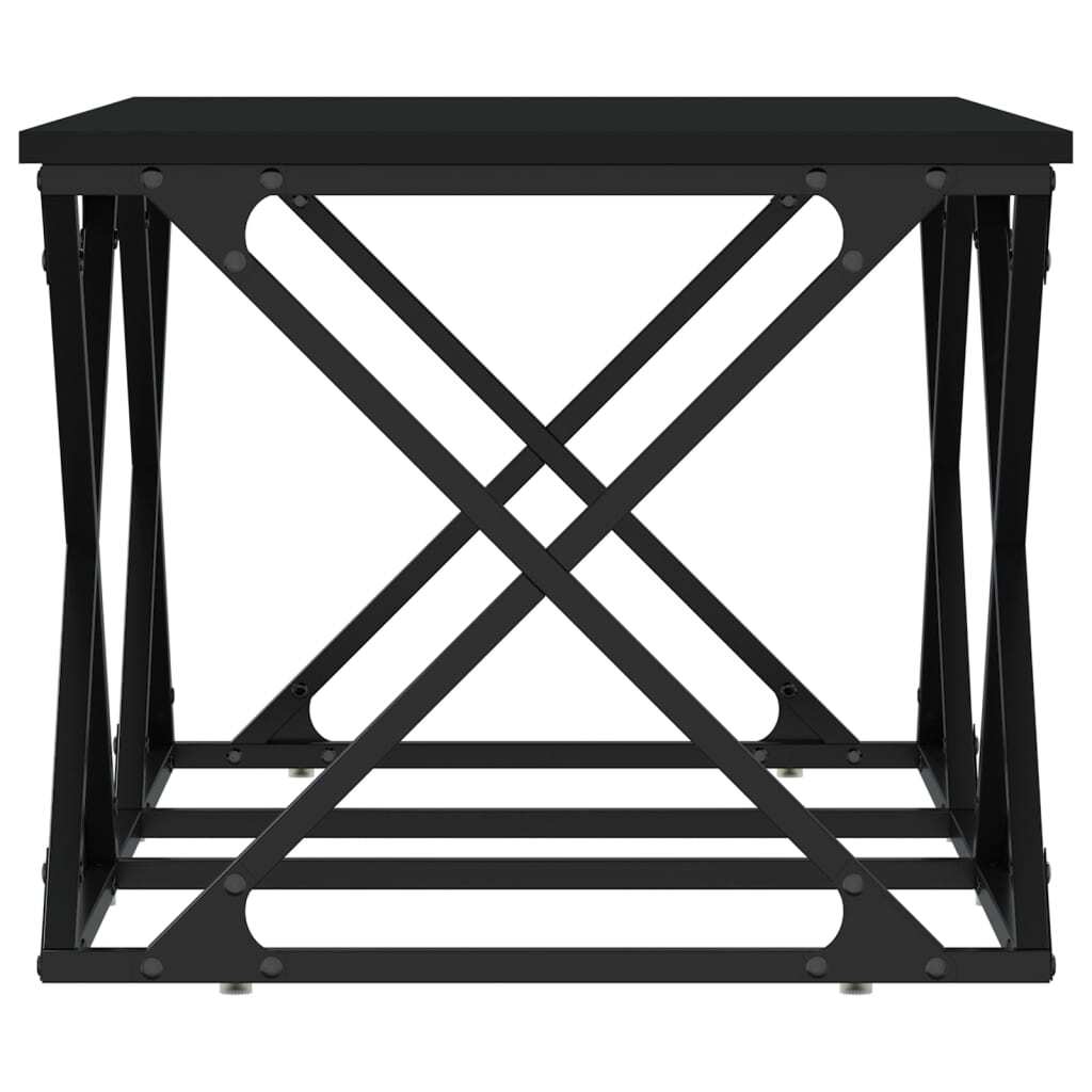 vidaXL Coffee Table Black 100x49x40 cm Engineered Wood