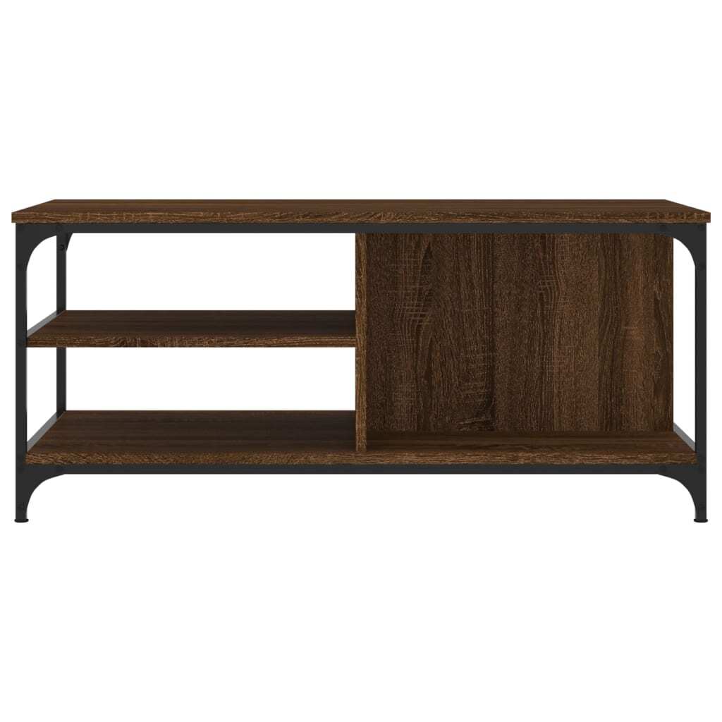 vidaXL Coffee Table Brown Oak 100x50x45 cm Engineered Wood