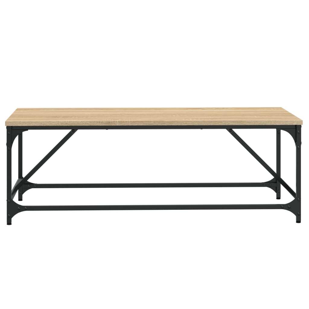 vidaXL Coffee Table Sonoma Oak 100x50x35 cm Engineered Wood