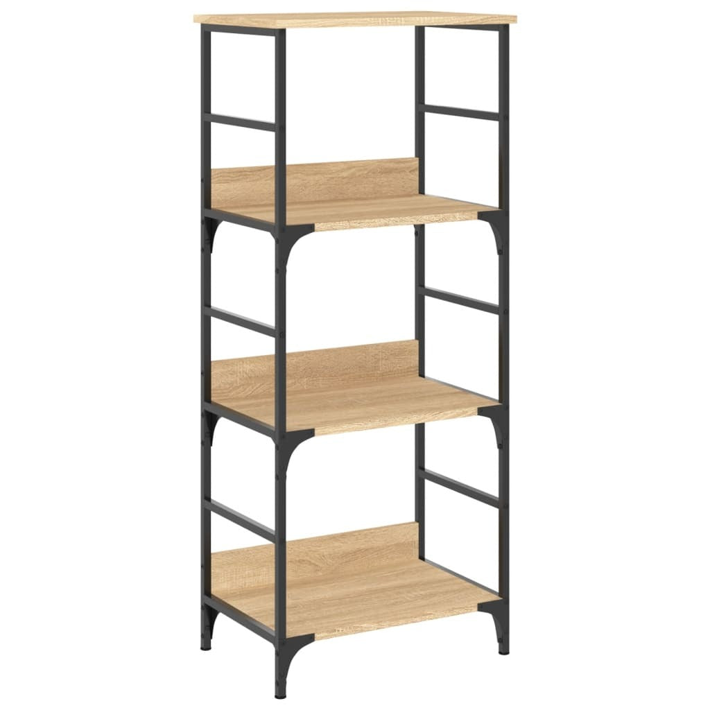 vidaXL Bookshelf Sonoma Oak 50x33x117.5 cm Engineered Wood