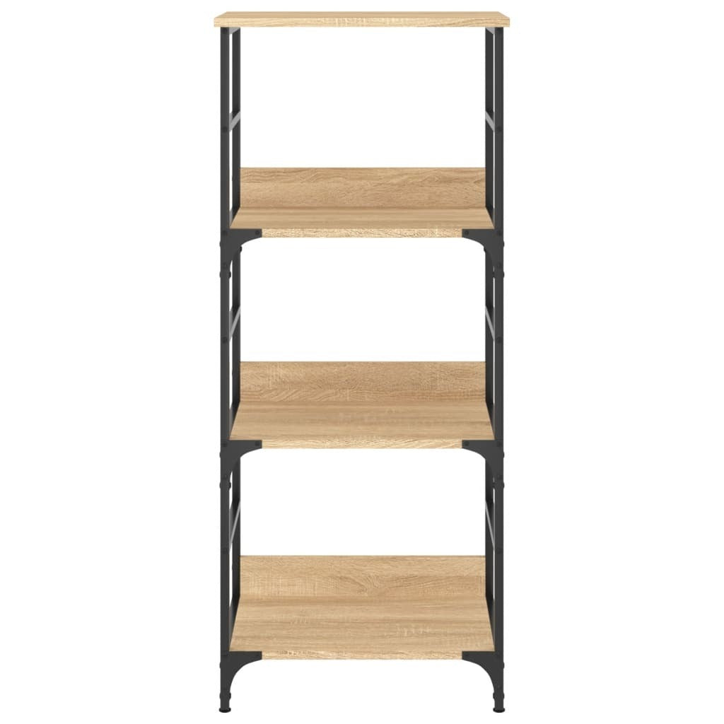 vidaXL Bookshelf Sonoma Oak 50x33x117.5 cm Engineered Wood