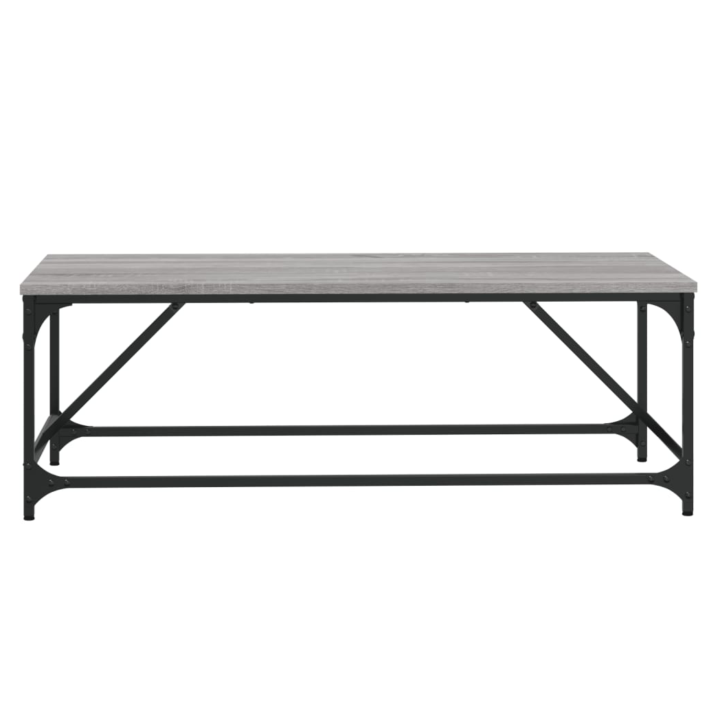 vidaXL Coffee Table Grey Sonoma 100x50x35 cm Engineered Wood