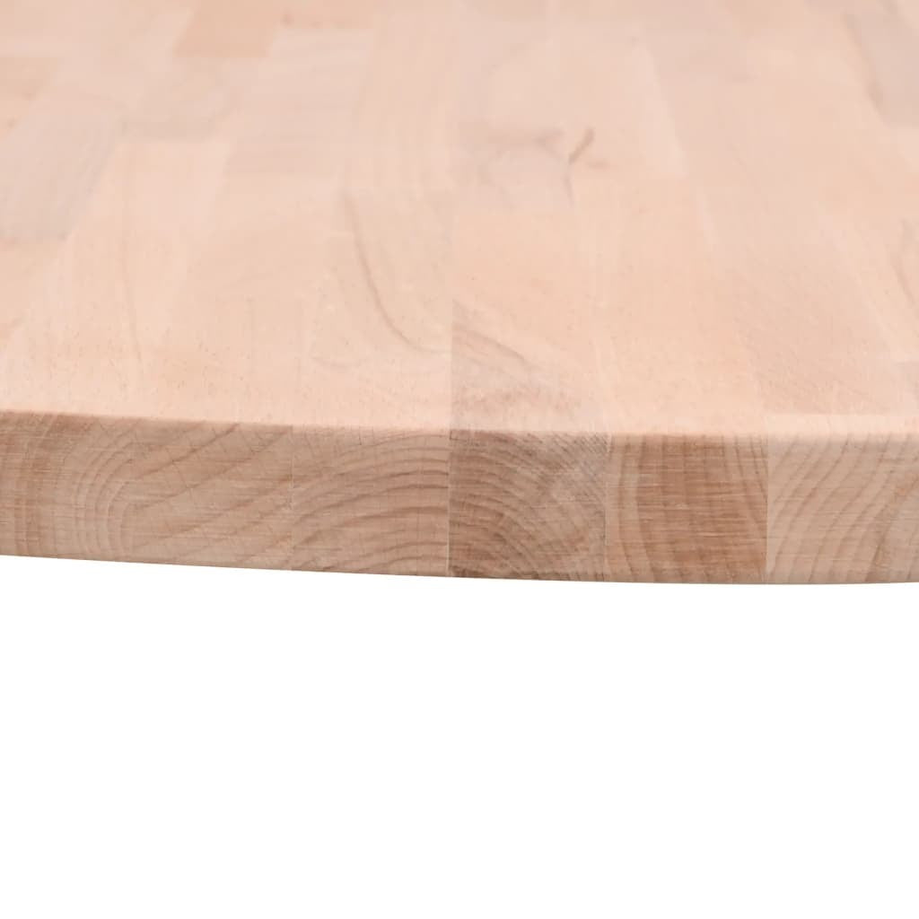 vidaXL Table Top 40x4 cm Round Solid Wood Beech