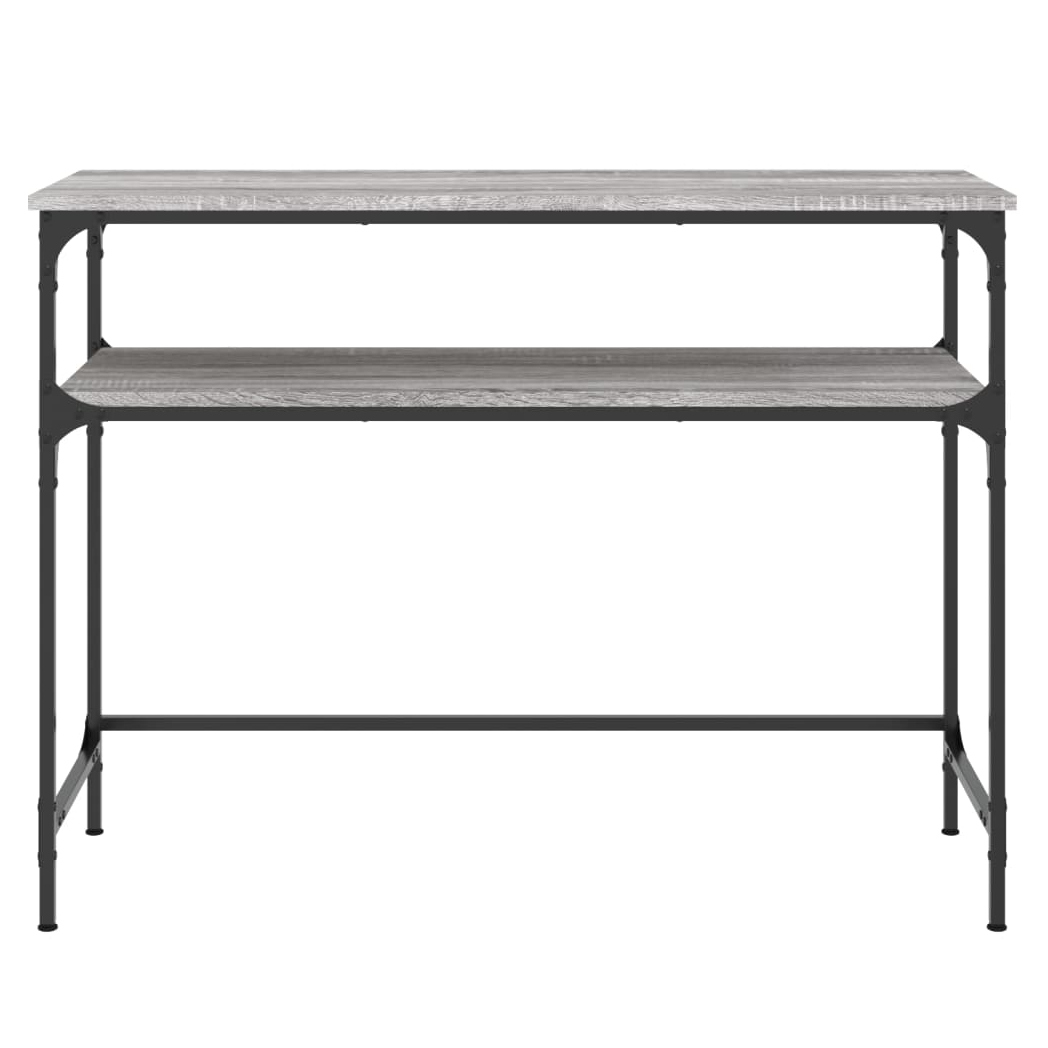 vidaXL Console Table Grey Sonoma 100x35.5x75 cm Engineered Wood