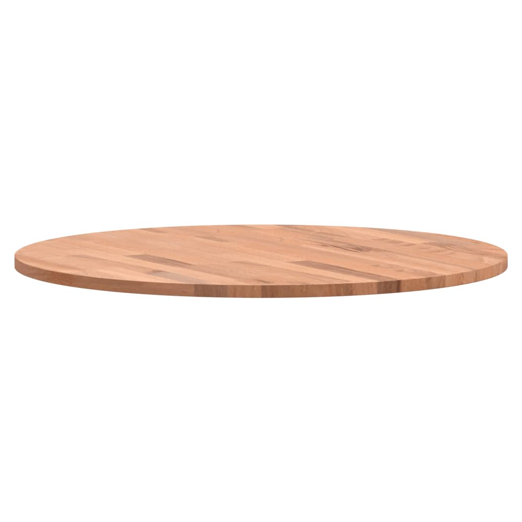 vidaXL Table Top 60x1.5 cm Round Solid Wood Beech